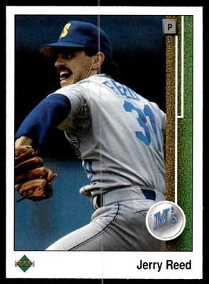 Jerry Reed 1989 Upper Deck #529 Seattle Mariners - Image 1 of 2