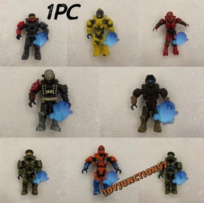 Mega Construx Halo Spartan Series Soldier Building Minifigures Collector 1PC - Image 1 of 4