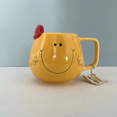 Vintage 1971 Roger Hargreaves Mr. Happy Mug by Schmid 485-011 Korea BX24 - Image 1 of 4