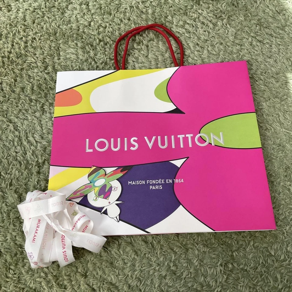 Cabeza y cinta de cebolla Louis Vuitton x Murakami con bolsa de compras de papel #211 Foto 1 de 4