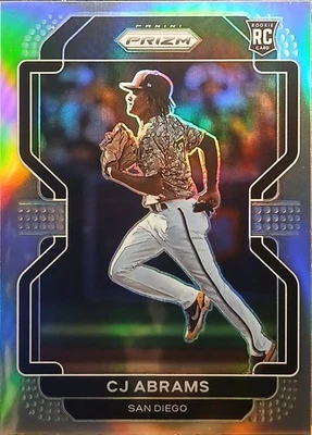 2022 Panini Prizm CJ Abrams дебютант San Diego Padres серебряная призма SP NO12 почти как новая MT - Изображение 1 из 2
