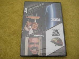 4 Film Clockwork Orange 2001 Space Odyssey The Shining & Full Metal Jacket DVD - Bild 1 von 1