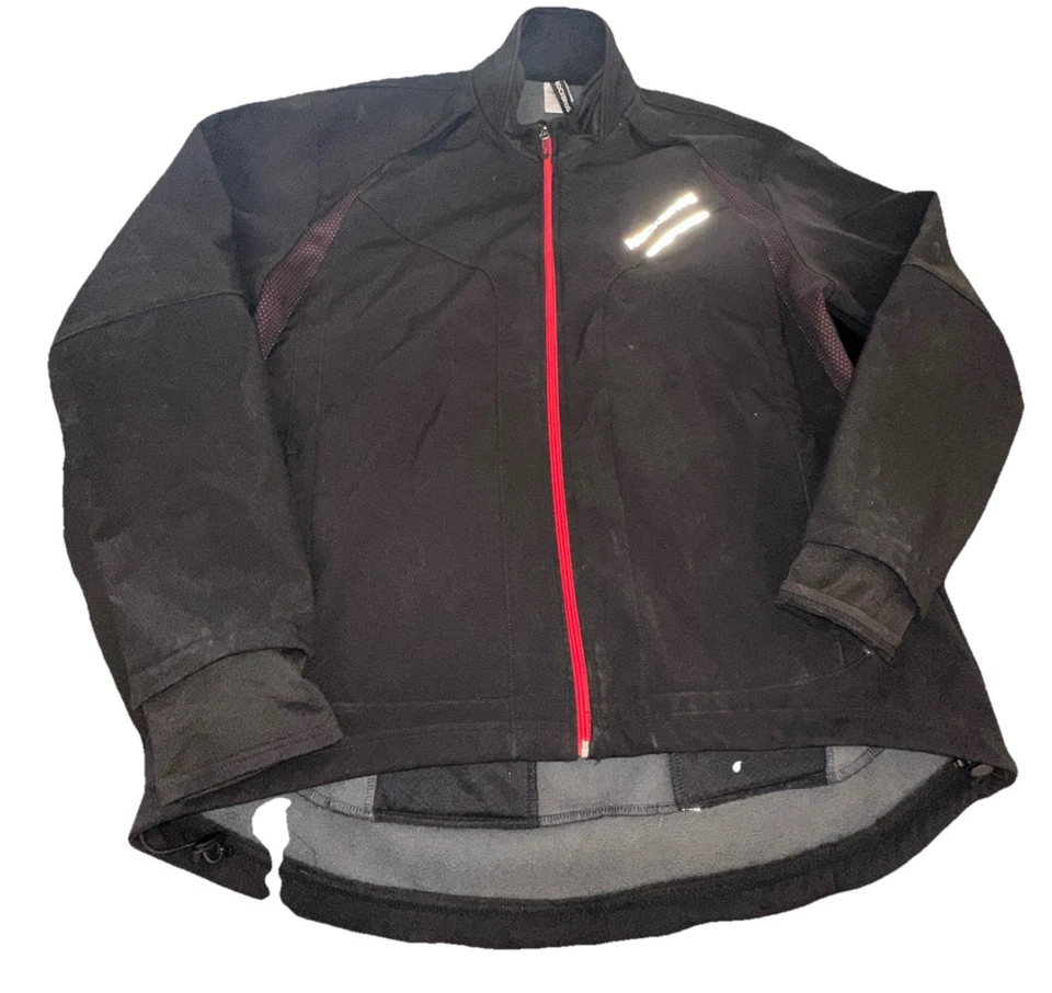 ROCKBROS! CHAQUETA DE CICLISMO XXXL CREMALLERA NEGRA/ROJA, Bolsillos con cremallera Forrada de Vellón AUTOMA Foto 1 de 4