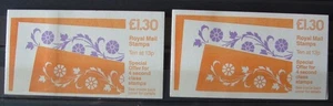 GB 1987 SG FL10 A&B . MNH £1.30 booklets complete - perfect - Picture 1 of 1