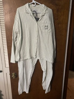 Conjunto de pijama de franela 3xl para mujer (top y pantalones) de secret treasures Foto 1 de 4