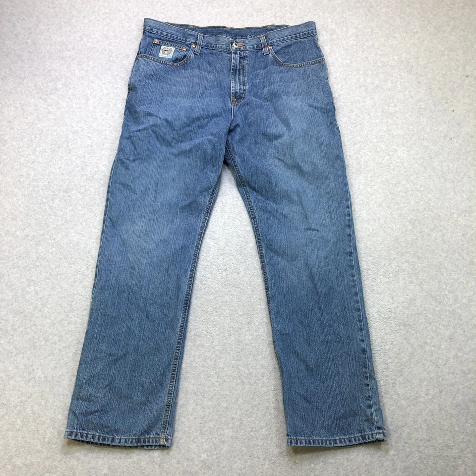 Cinch White Label Jeans Men's 40x34 Blue Dark American Workwear Relaxed Straight - Image 1 of 4