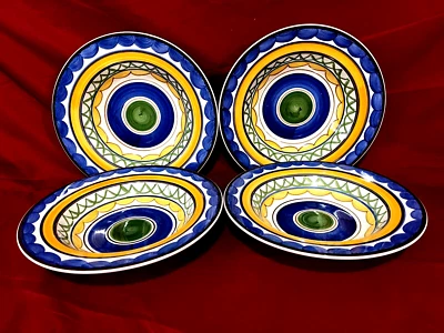Studio Nova Merlot Set Of 4 Rimmed Soup Bowls 8 3/4" - Imagem 1 de 3
