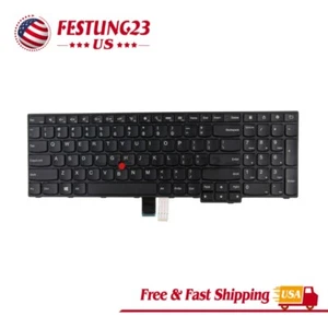 New US Keyboard Without Backlit for Lenovo IBM ThinkPad E570 E570C E575 01AX160 - Afbeelding 1 van 6