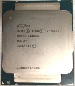 Genuine Intel Xeon E5-2660 V3 10-Core 2.6-3.3GHz CPU SR1XR 25MB 9.6GT/s 105W - Picture 1 of 3