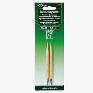 Bamboo Bliss Interchangeable Circular Knitting Needles - Takumi No.10 - Picture 1 of 3