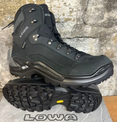 BOTA TODO TERRENO LOWA Renegade GTX WIDE Mid 310968 0998 NEGRO PROFUNDO NUEVA EN CAJA Foto 1 de 4