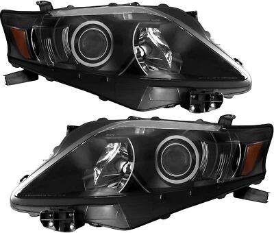 Faróis de halogênio OE preto para 2010-2012 Lexus RX350 SUV par 2 peças - Imagem 1 de 4