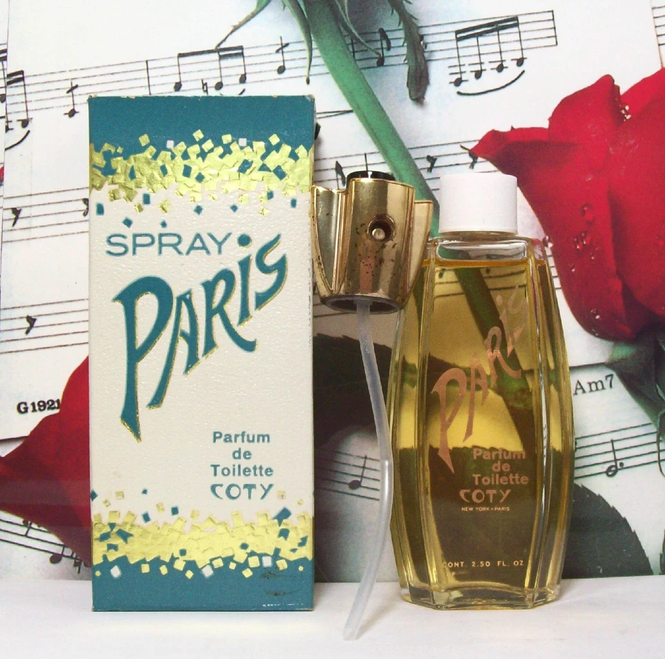 Paris De Coty PDT Spray / Splash 2,5 OZ Coty. Vintage Foto 1 de 1