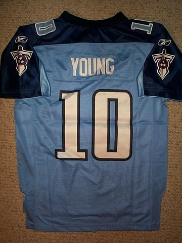 STITCHED/SEWN Tennessee Titans VINCE YOUNG nfl Jersey YOUTH KIDS BOYS (L-LARGE) Cover