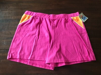 Pantalones cortos para niña talla XL Hanes rosa y naranja Foto 1 de 3