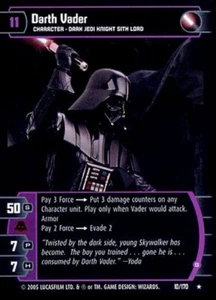Star Wars TCG WOTC Revenge of the Sith Darth Vader (S) 10/110 - Picture 1 of 1