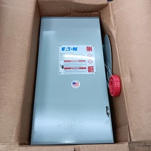 NUOVO EATON DH362FRKJ 60 AMP INTERRUTTORE DISCONNESSIONE DI SICUREZZA 3 POLI FUSIBILE NEMA 3R 600V - Foto 1 di 7