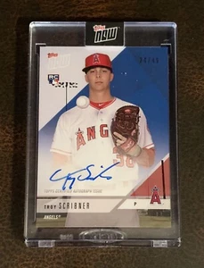 2018 TOPPS NOW #OD-171B TROY SCRIBNER (RC) ROAD TO OPENING DAY AUTO # 24/49 - Picture 1 of 2