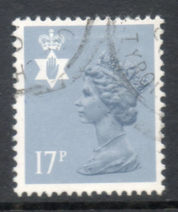 Northern ireland 17p grey Sg NI43Ea 17p Type II. A Fine used example - Image 1 of 1