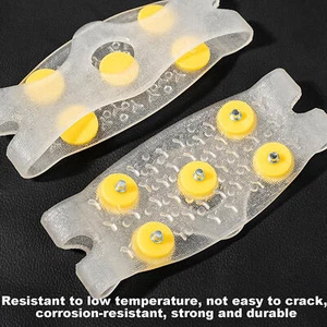 Anti Non Slip Ice Grippers Snow Grips Spikes For Shoes/Boots - Ice Shoe Spikes - Picture 1 of 12