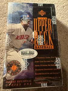 1994 Upper Deck Series I Central Baseball Factory Sealed Box Michael Jordan RC - Bild 1 von 6