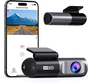 Dash Camera 4K WiFi 2160P per Auto, Cam Registratore Frontale con App, Parkin 24 Ore - Foto 1 di 10