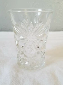 Anchor Hocking frühes amerikanisches vorgeschnittenes 3 1/2 Zoll Saftglas - Bild 1 von 7