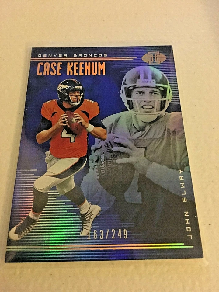 2018 Illusions CASE KEENUM JOHN ELWAY /249 - Image 1 of 1