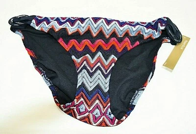 Perry Ellis Women's Bikini Bottom Chevron Knit Lined Multicolor Size Large NWT  - Image 1 of 4