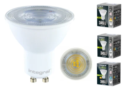 Integral 3.4W (50w) GU10 Spotlight Bulbs, 400lm, Non-Dim - 2700K | 4000K | 6500K - Image 1 of 4