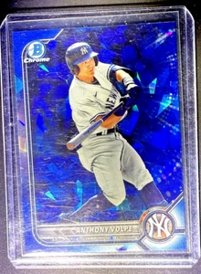 Anthony Volpe Blue Ice Rookie Card Bowman Chrome New York Yankees Topps - Picture 1 of 2