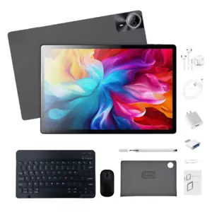 Tablet 14 inch screen Android 14 16GB RAM+1TB ROM with Bluetooth keyboard new - Picture 1 of 21