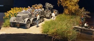 Diorama 1:72 Sdkfz 7 oraz urzadzenie nasłuchowe RRH w skali 1:72. 10 Flak Divisi - Zdjęcie 1 z 12