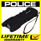 POLICE Stun Gun 917 700 BV Heavy Duty Rechargeable LED Flashlight Black