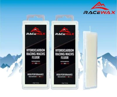RaceWax Hydrocarbon Racing Wachs Fluor Skiwachs Langlauf Wax Fluormix 250g - Bild 1 von 3
