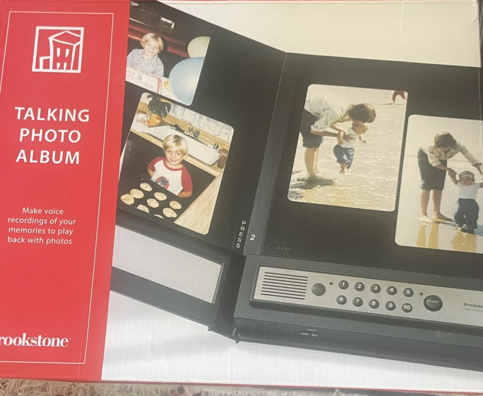 Álbum de fotos Brookstone Talking NUEVO en caja original batería AAA  Foto 1 de 1
