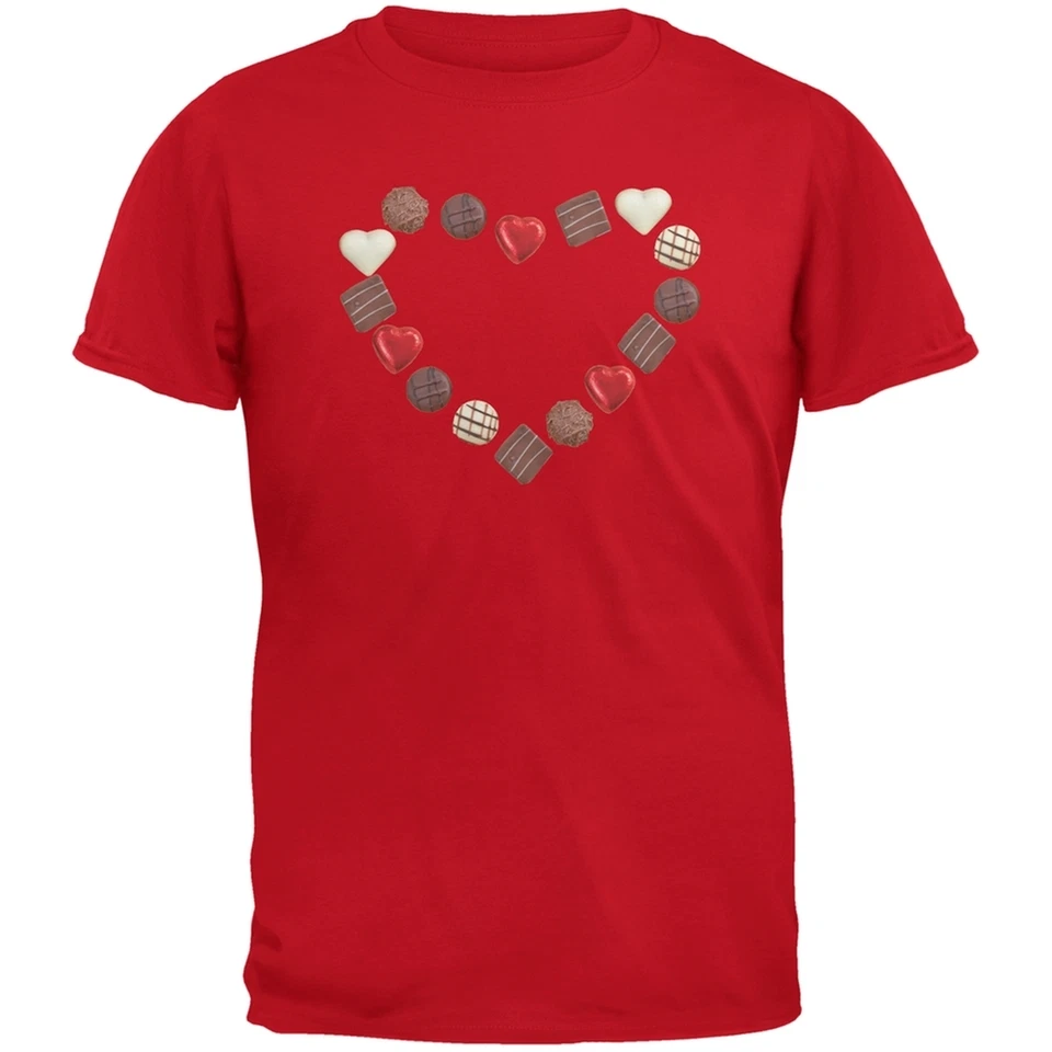Camiseta Heart Of Chocolates roja juvenil Foto 1 de 1