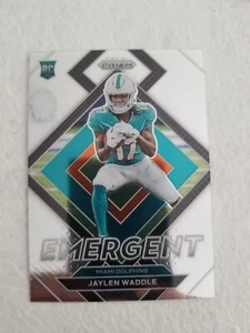 2021 Panini Prizm Emergent RC Jaylen Waddle #E-8 - Picture 1 of 2