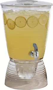 Gallon Bark Beverage Dispenser, 2.5 Gallon, Clear - Picture 1 of 4