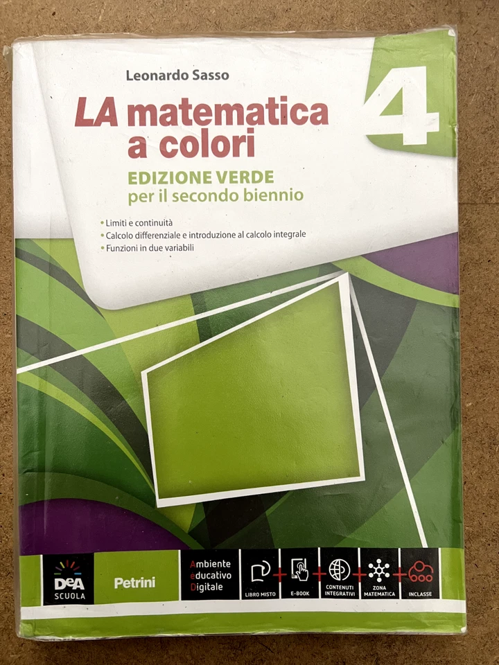 LA matematica a colori ed.Verde vol.4 - Petrini - Immagine 1 di 1