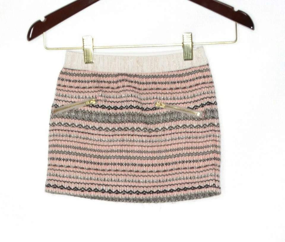 正品 Kids Oshkosh 女孩 5T 迷你粉色粗花呢裙 — 第 1/4 张图片