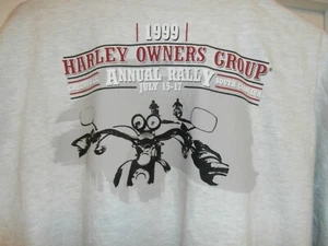 Vintage XXXXL Harley Davidson Motorcycle Shirt 1999 HOG Rally Greenville SC - Picture 1 of 5