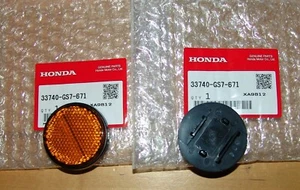 OEM Honda Front Reflector Set(2) Elite 50 110 Metropolitan CHF50 SA50 SB50  - Picture 1 of 1