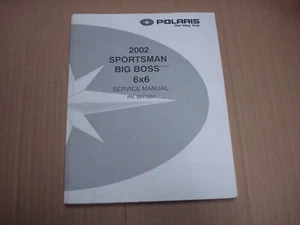 2002 Polaris Sportsman Big Boss 6x6 ATV Service Manual - Foto 1 di 2