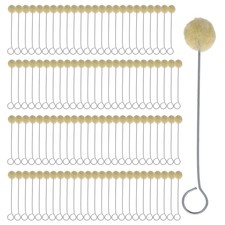 Wool Daubers Ball Brush (Pack of 100), Applicator Tool for Leather Dye, Crafting