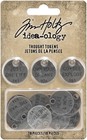 2 Pack Idea-Ology Metal Adornments 18/Pkg-Thought Tokens TH94024