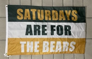 Baylor Football Flag FREE SHIP Saturdays Are For The Bears NCAA USA 3x5’ - Picture 1 of 1
