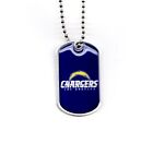 Los Angeles Chargers Domed Dog Tag Necklace