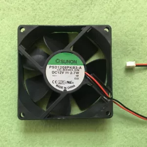 SUNON PSD1208PKB3-A 8020 80mm x 20mm Cooler Cooling Fan DC 12V 2.7W 2Pin B227 - Picture 1 of 2