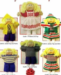 Cabbage Patch Doll Knitting Patterns copy mix n match patterns - Picture 1 of 2